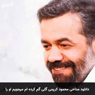دانلود مداحی گلی گم کرده ام میجویم او را محمود کریمی